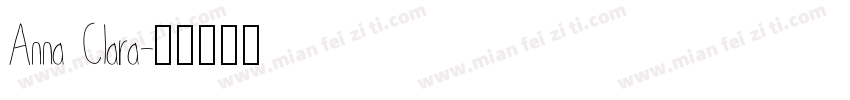 Anna Clara字体转换